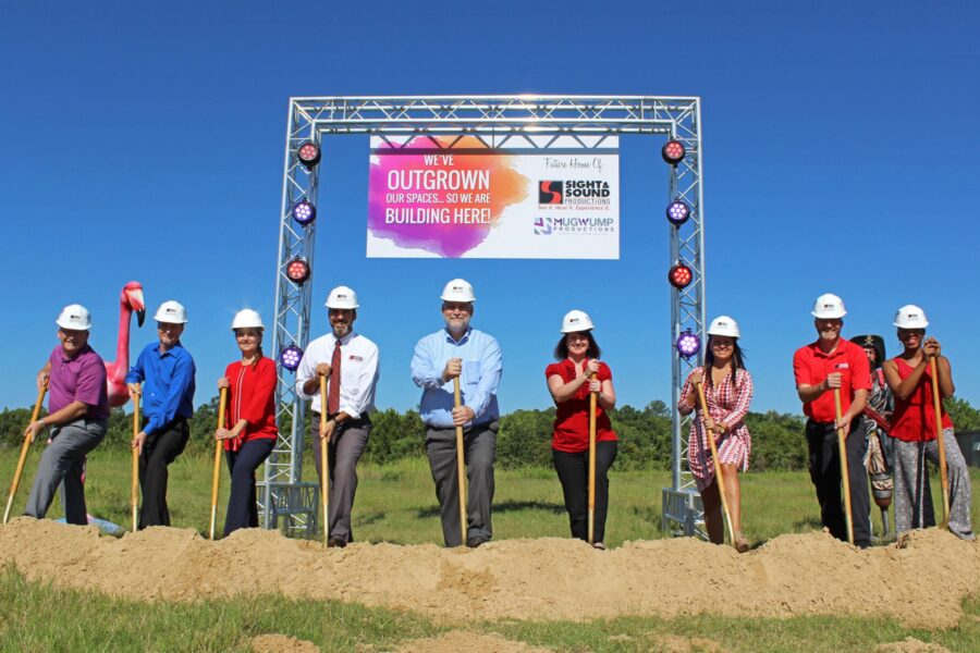 GROUND BREAKING FOR NEW HEADQUARTERS