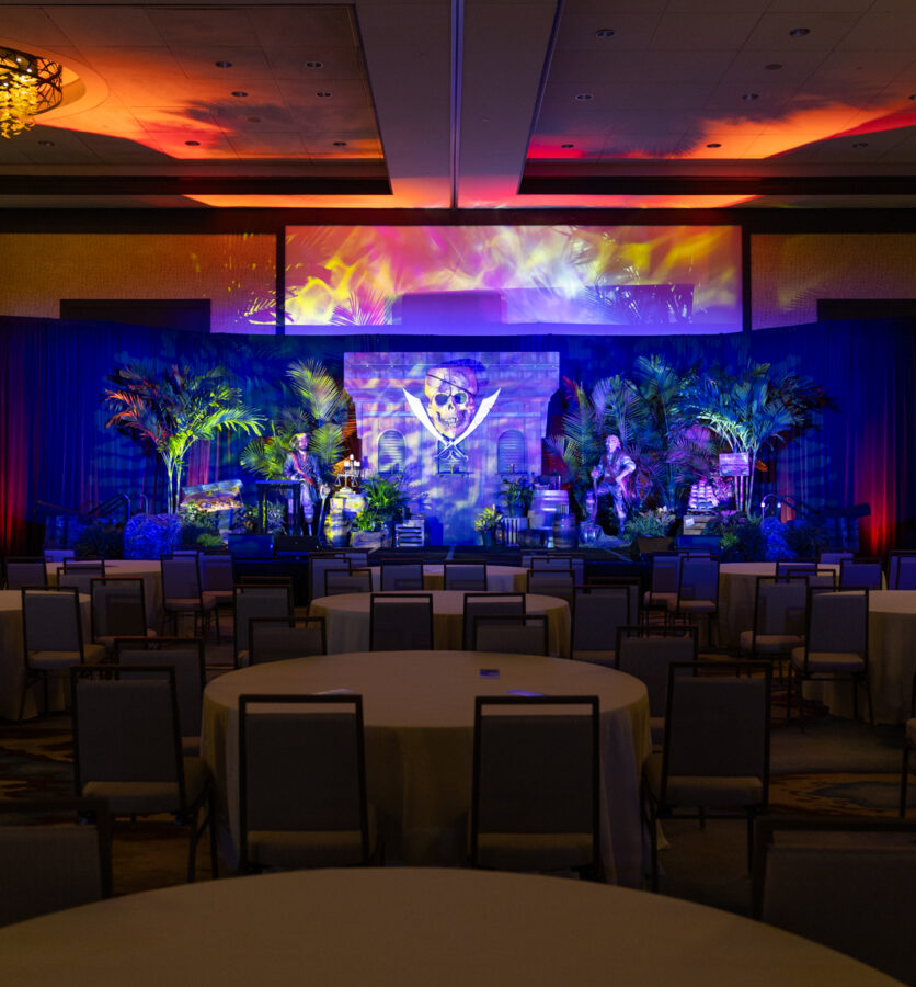 Pirate Themed_Creative Stage Set_Stage Design_Themed Event Decor_Themed Event Production